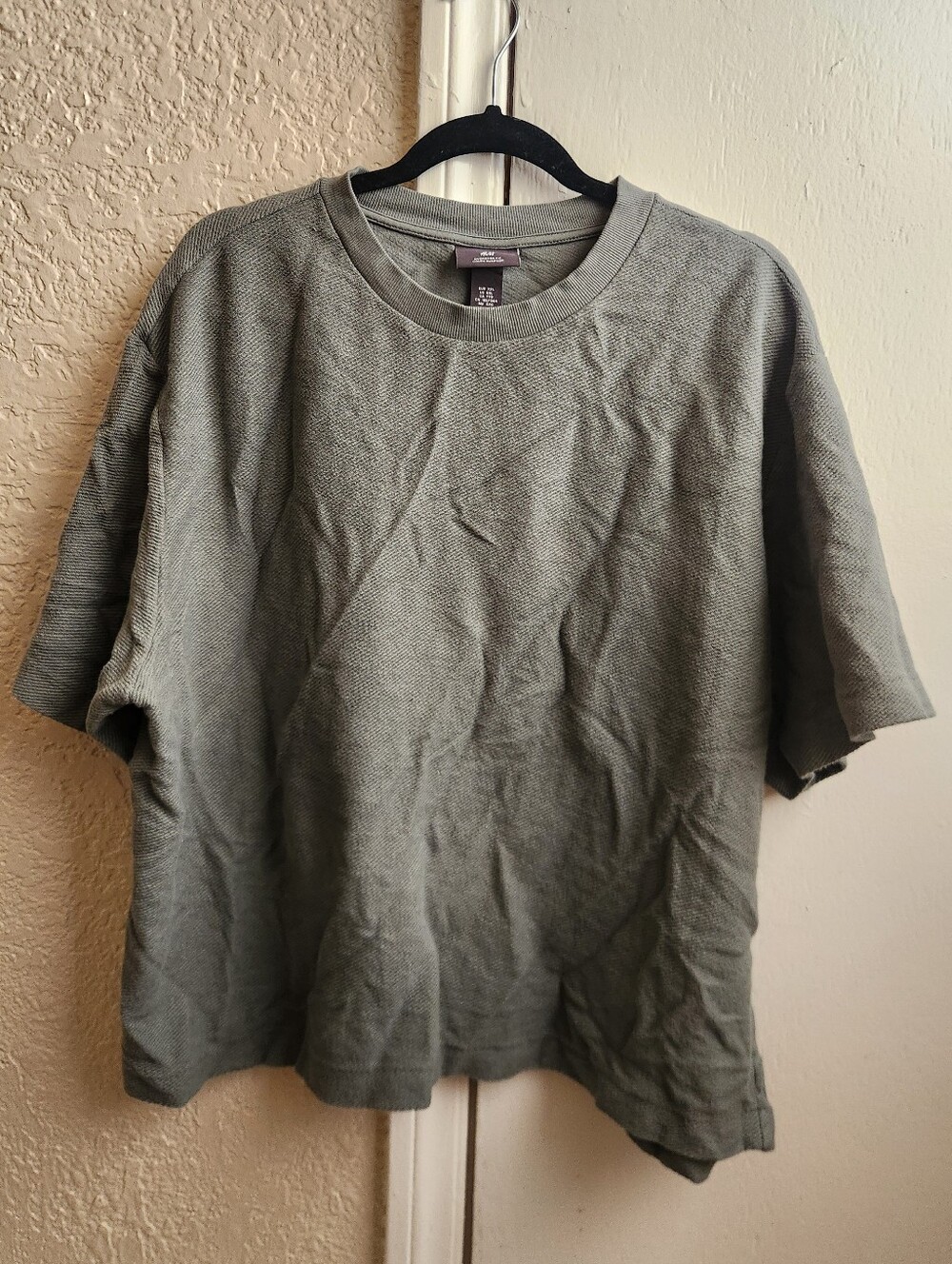 H&M - Oversized Cotton Textured Tee